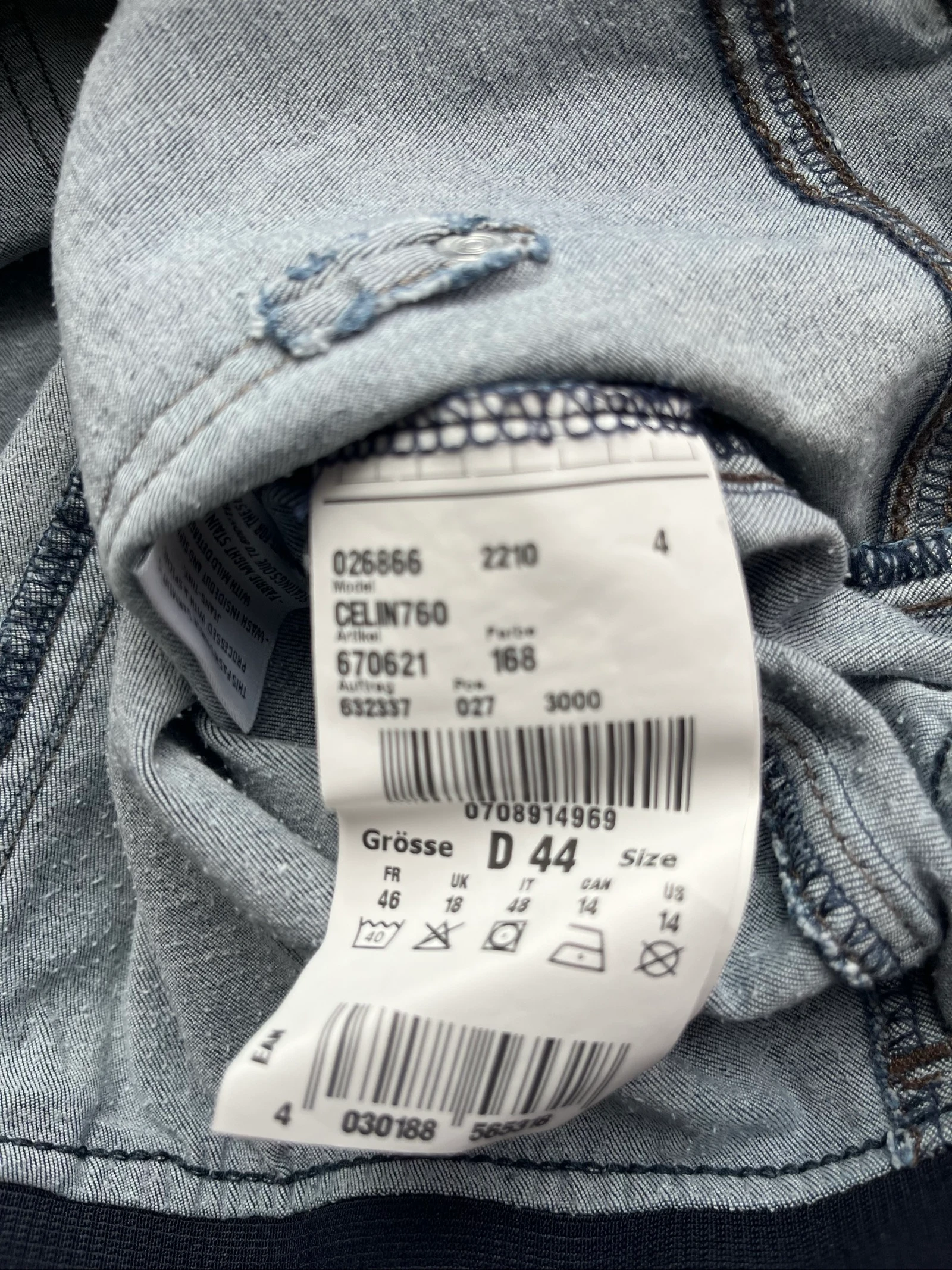 🌺 𝒎𝒛 | Gardeur jeans | tamanho 44 | lyocell stretch | azul claro | pull-on – photo 5